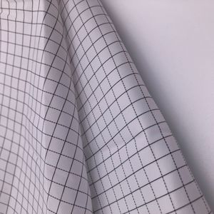 98% Polyester + 2% 5Mm Lưới Carbon Vải Chống Tĩnh Dẫn Điện Phòng Sạch Dệt Vải Phòng Chống Tĩnh Điện ESD Vải - Product Image 2