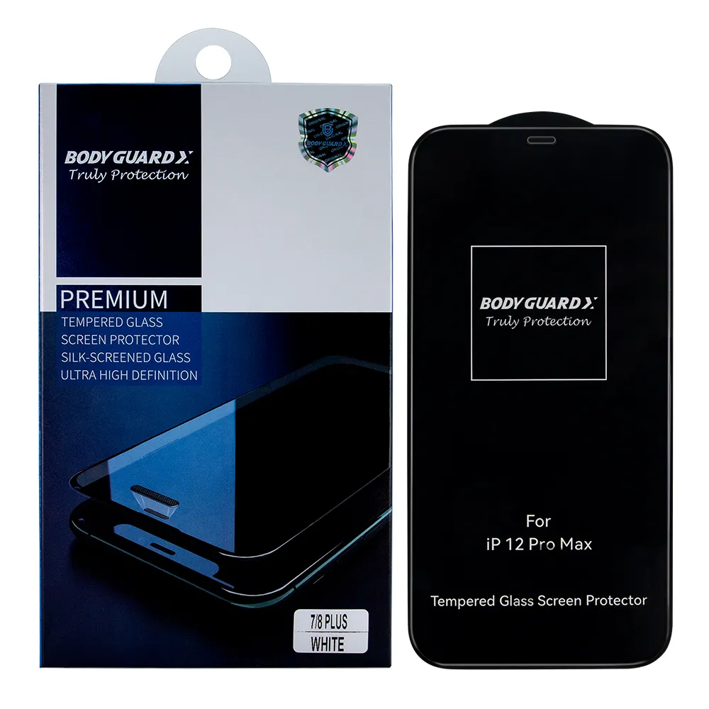 Body Guard X Gezeefdrukt Anti Dust Gehard Glas Screen Protector Voor Iphone 13 12 11 Pro Max Anti-Vingerafdruk Protector