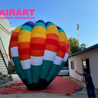 Ballon publicitaire gonflable coloré à air chaud, Ballon gonflable coloré à air chaud pour fêtes à thème