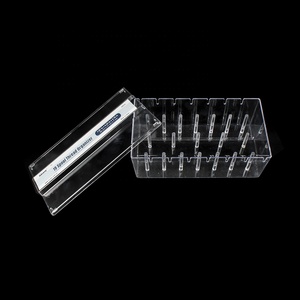 Boîte <span class=keywords><strong>de</strong></span> rangement en plastique transparent, empilable, 21 bobines, <span class=keywords><strong>fil</strong></span> à coudre, artisanat, idée, conteneur, 29515 - Product Image 2