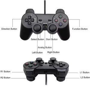 706L Kablolu Uzaktan Kumanda USB Joystick Kablolu <span class=keywords><strong>Gamepad</strong></span> TV Kutusu Denetleyicisi için PC Android Telefon Joystick - Product Image 6