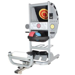 Máquina de tiro de baloncesto LKL Gym con aro de acero y rebote automático, equipo de entrenamiento para ejercicios de core y entrenamiento aeróbico. - Product Image 5