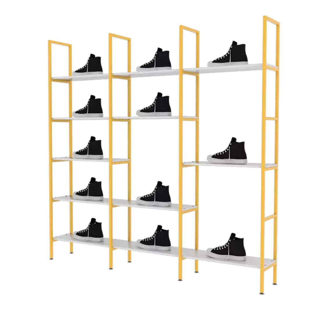 Commercial Clothing Store Wall Shoes Women Purses Handbags Display Shelf Stand Household Items Storage Rack