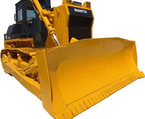 Bulldozer SHANTUI SD320 d'occasion, composants principaux du vérin hydraulique Kawasaki, moteur de construction, type chenillé, importé, 8,6 m de déneigement - Product Image 1