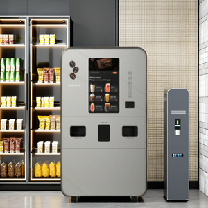 เครื่องจำหน่ายกาแฟสดแบบหยอดเหรียญ20 + รสชาติในร่มพร้อมเครื่องจ่ายถ้วยอัตโนมัติ - Product Image 4