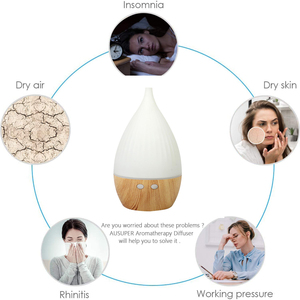 Muestras gratis Venta caliente <span class=keywords><strong>USB</strong></span> Spray Cool Mist LED Light Mini 5V humidificador de aceite esencial de grano de madera para el hogar, regalo, hogar. - Product Image 2
