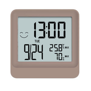 Mini thermomètre d'ambiance ABS multifonctionnel hygromètre de température et d'humidité intérieures OEM ODM conçu en plastique LCD - Product Image 1