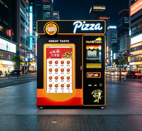 Distributeur automatique de pizzas d'intérieur, robot intelligent pour la préparation de pizzas, distributeur automatique de pizzas d'extérieur