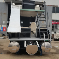 Allsea 2033 25ft 7.6m bateaux de pêche à Double pont de luxe avec toilettes et moteur