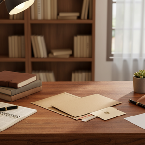 Sobres de Papel Kraft Impermeables Ecológicos de Lujo de Alta Calidad con Logotipo Impreso Personalizado, Sobres para Envíos por Correo con Impresión Offset - Product Image 1