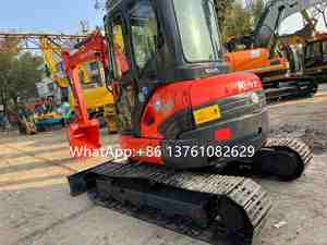 Marques japonaises d'excavatrices hydrauliques compactes : Excavatrice Kubota U55 – Inspection et entretien complets, faible nombre d'heures de travail - Product Image 5