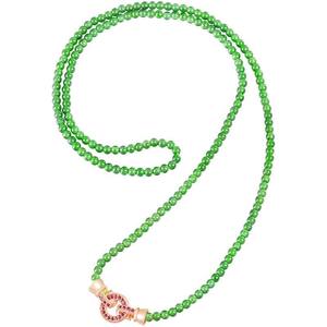 Natural Jadeite 3mm Bead <b>Jade</b> Necklace and Bracelet Fashion Women's Jewelry Original Design Gift of Appraisal Certificate C041 - Product Image 5