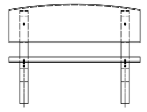 Banc de cimetière de style américain moderne en granit gris, siège commémoratif personnalisé avec garantie - Product Image 5