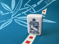 Ensemble de Mahjong Heron OEM personnalisé, écologique et durable, avec tuiles en acrylique gravées et peintes (165 tuiles) pour le Mahjong américain Riichi