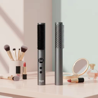 Sisir Pelurus Rambut 2-in-1 38W yang Dapat Disesuaikan untuk Salon dan Penggunaan di Rumah dengan Layar Temperatur