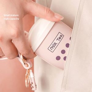 Nuevo Calentador de Manos Portátil de Invierno, Lindo Calentador de Manos Recargable con Forma de Taza de Té con Leche, 3 en 1, Llavero Boba - Product Image 4