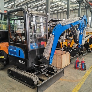 Expédition rapide utilisée mini-pelle de marque chinoise pelle sur chenilles de 2,5 tonnes utilisée à la machine fabriquée en Chine pour une vente bon marché - Product Image 1