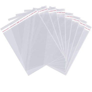 Bolsa de Celofán OPP Transparente Autoadhesiva Grande, Impresa Personalizada, Biodegradable, <span class=keywords><strong>para</strong></span> Empacar <span class=keywords><strong>Ropa</strong></span> y Calcetines - Product Image 5