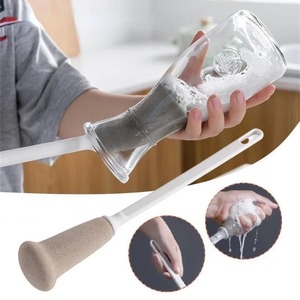 <b>Long</b> <b>Handle</b> <b>Sponge</b> Brush Kitchen Cleaning Supplies Bottle Cleaning Brush Cups Beers Jugs Cleaned Kitchen Tool - Product Image 1