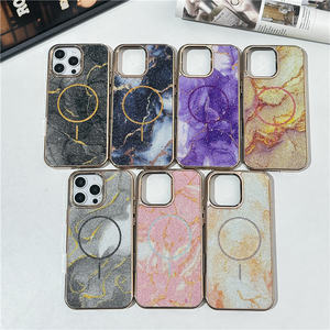 เคสโทรศัพท์ลายหินอ่อนกลิตเตอร์แม่เหล็กไฟฟ้า<span class=keywords><strong>6D</strong></span> สำหรับ <span class=keywords><strong>iPhone</strong></span> 14 15 16 17 Pro <span class=keywords><strong>Plus</strong></span> MAX - Product Image 1