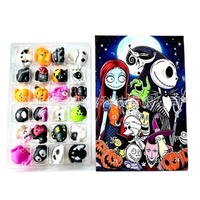 Offre Spéciale Calendrier de l'Avent de la Veille d'Halloween Boîte Mystère Décoration en Verre Jouet Créatif Fantôme de Dessin Animé 14 ans et plus Fabriqué au Guangdong