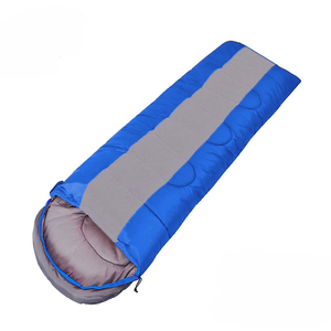 Sac de couchage individuel en polyester, style enveloppe, lavable en machine, doux et épaissi, idéal pour l'extérieur, l'intérieur et le bureau, garde au chaud - Product Image 2