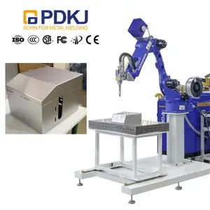 The PDKJ laser welding robot can weld new energy sheet metal, with beautiful welds and excellent quality