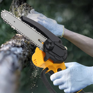 Tronçonneuse sans fil 21V, batterie lithium rechargeable, tronçonneuse électrique sans balais, tronçonneuse à main, jardinage extérieur, travail du bois, élagage - Product Image 3