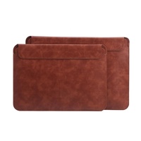 Sacoche pour ordinateur portable de 15 à 16 pouces, couleur unie, polyvalente, pochette de luxe pour ordinateur portable et tablette personnalisée