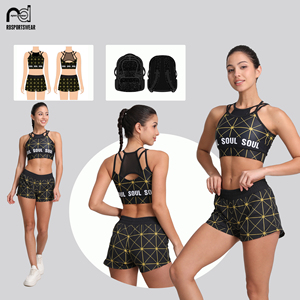 Tenue d'entraînement de cheerleading personnalisée, style mode, sublimation - Product Image 4