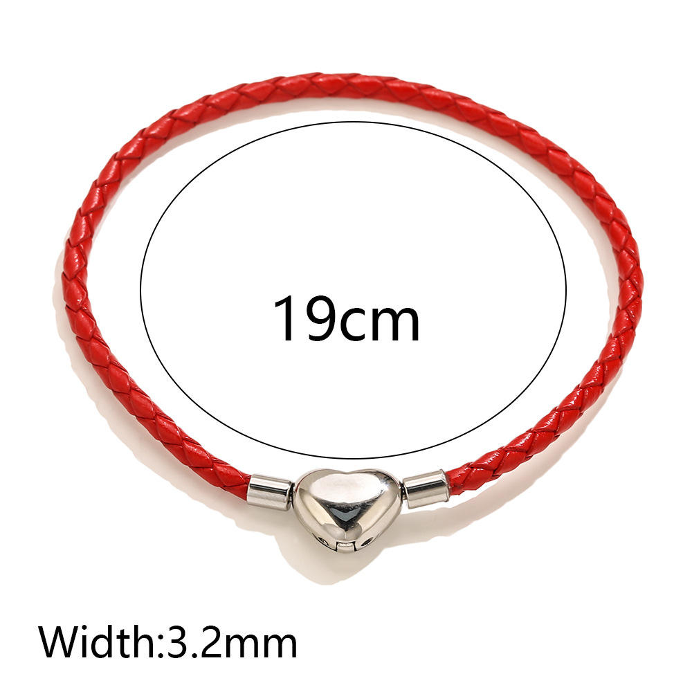 Women's Fashion Bangles Small Wrists Weave Leather Bracelets