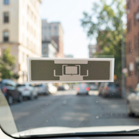 Étiquette RFID UHF personnalisée pour pare-brise de voiture, lecture longue portée, suivi des véhicules, autocollants RFID UHF pour pare-brise