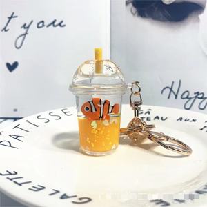 Fabricant de porte-clés vérifié, vente en gros, porte-clés en acrylique, thé au lait Boba - Product Image 3