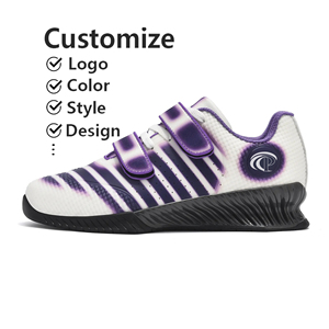 OEM personalizado barato profesional de alta calidad de cuero Deadlift entrenamiento de culturismo zapatos de levantamiento de pesas - Product Image 5