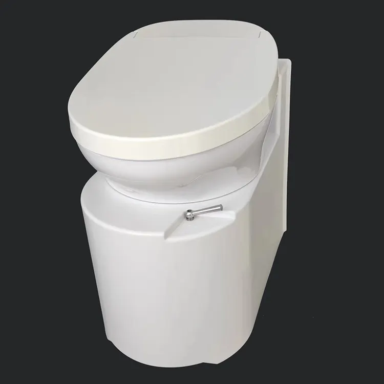Waterless composting toilet for high-altitude operations, ECO friendly zero-emission portable toilets
