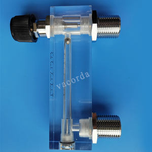 中国のカスタマイズ可能なプラスチック材料オイル空気中水LPGガス液体流量計アクリルロタメーター - Product Image 4