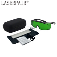 Lunettes de sécurité laser multi-longueurs d'onde en polycarbonate certifiées CE OD6+ OD7+ 450nm 650nm 808nm 980nm pour traitement au laser diode dentaire