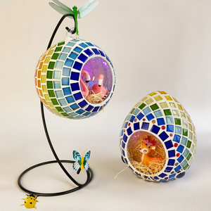 ชุดทำเชิงเทียนแขวนรูปไข่ <span class=keywords><strong>DIY</strong></span> เชิงเทียนโมเ<span class=keywords><strong>ส</strong></span><span class=keywords><strong>ก</strong></span>สร้าง<span class=keywords><strong>ส</strong></span>รรค์ งานฝีมือแก้วประดับตกแต่ง ชุดโมเ<span class=keywords><strong>ส</strong></span><span class=keywords><strong>ก</strong></span> <span class=keywords><strong>DIY</strong></span> <span class=keywords><strong>ส</strong></span>ำหรับเด็<span class=keywords><strong>ก</strong></span> ของขวัญ - Product Image 2