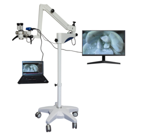 Microscopio Quirúrgico Oftálmico con Monitor LCD para Cirugía ENT, Microscopio Quirúrgico Móvil - Product Image 2