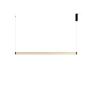 Lámpara de Techo Moderna Minimalista Italiana para Comedor, Diseño Nórdico de Alta Gama para Barra o Mostrador, Lámpara Colgante de Tira de Vidrio de Una Sola Línea - Product Image 1