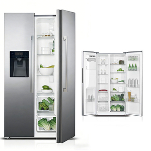 Réfrigérateur à portes françaises 535L avec refroidissement par air, distributeur de glace, fonction No Frost, en plastique, pour usage domestique, grande capacité - Product Image 1