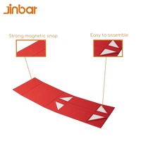 Boîte à bijoux Jinbar, emballage cadeau, petite valise, boîte cadeau rouge et blanche, boîtes cadeaux extra larges avec aimant