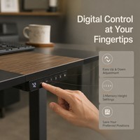 Bureau électrique à hauteur réglable AOR au design moderne et aux blocs de couleur, idéal pour l'apprentissage à domicile et le bureau, vente en gros personnalisée en usine dans toutes les couleurs
