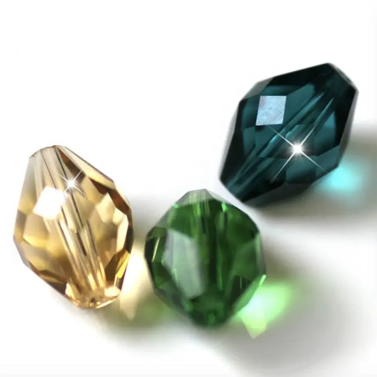 Cristal de verre bicone perles pour la fabrication de bijoux perles de verre en vrac