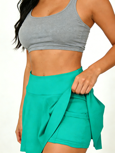 SWEET BABE 4 Pack High Waisted Womens <b>Skorts</b> Pleated Athletic Skirts with Pockets for Gym Yoga Sports Casual Daily - Product Image 4