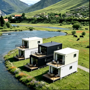 บ้านสำนักงานเคลื่อนที่แบบตู้คอนเทนเนอร์ ห้องพักคนงาน ทนไฟ โครงสร้างเหล็กเบา ห้องกิจกรรม ประกอบง่าย รวดเร็ว รุ่น LCL รับประกัน 5+ ปี - Product Image 3