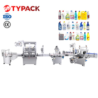 Machine de remplissage automatique TYPACK à 8 buses, 70 BPM, pour nettoyant mousseux, liquide lave-glace, liquide essuie-glace, savon liquide