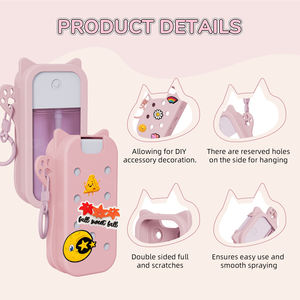 Custodia in Silicone per Flacone Spray di Profumo 60ml con Logo Personalizzato, Porta Flacone in Silicone di Grado Alimentare - Product Image 2