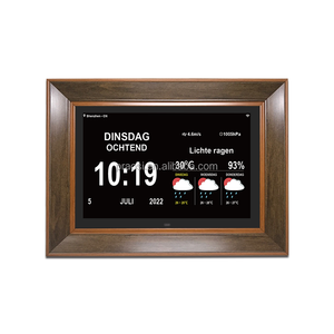 Khung Gỗ 15.6 "Inch Kỹ Thuật Số Lịch Ngày Đồng Hồ Y Học Nhắc Nhở Mất Trí Đồng Hồ Cho Bệnh Nhân Chứng Mất Trí Alzheimer - Product Image 5