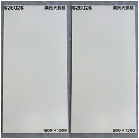 Carreaux de sol en porcelaine satinée mate douce 600x1200 anti-salissure pour le marché africain, exportés de Foshan